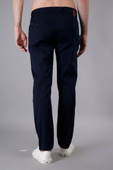 Black Solid Regular Fit Chinos
