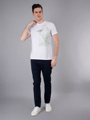 Black Solid Regular Fit Chinos