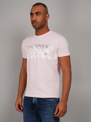 Escapism Pink Graphic Print T-Shirt