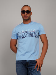 Robbia Blue Graphic Print T-Shirt
