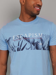 Robbia Blue Graphic Print T-Shirt