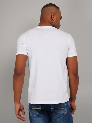 Paradisial White Printed T-Shirt Tim Paris