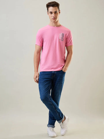 Sea Pink Graphic Print T-Shirt Tim Paris