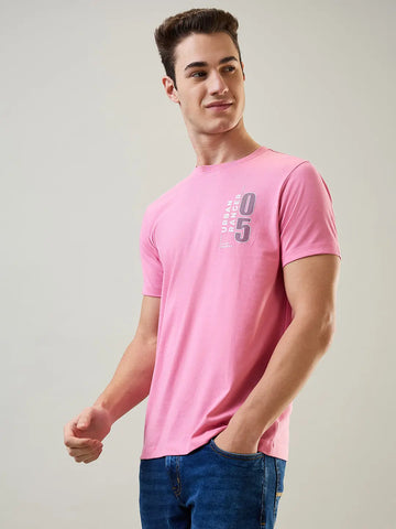 Sea Pink Graphic Print T-Shirt Tim Paris