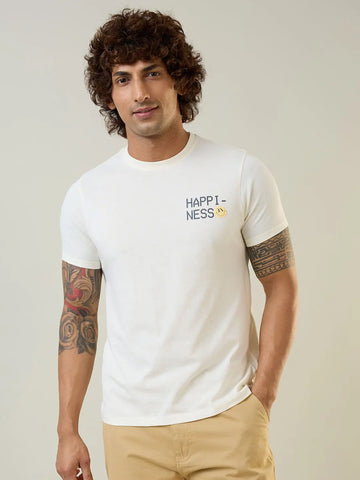 Egret Graphic Print T-Shirt Tim Paris