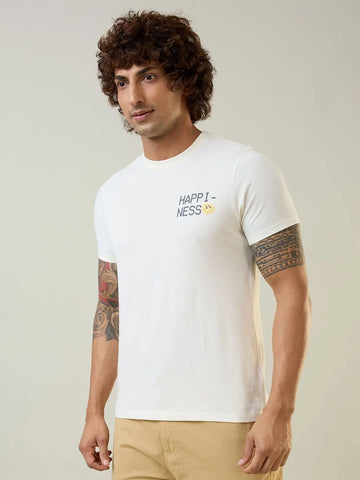 Egret Graphic Print T-Shirt Tim Paris