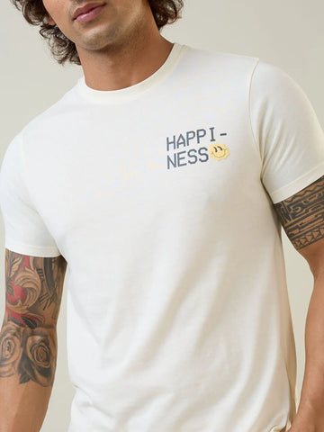 Egret Graphic Print T-Shirt Tim Paris