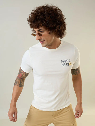 Egret Graphic Print T-Shirt Tim Paris