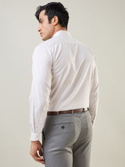 Brown Checkered Formal Shirt