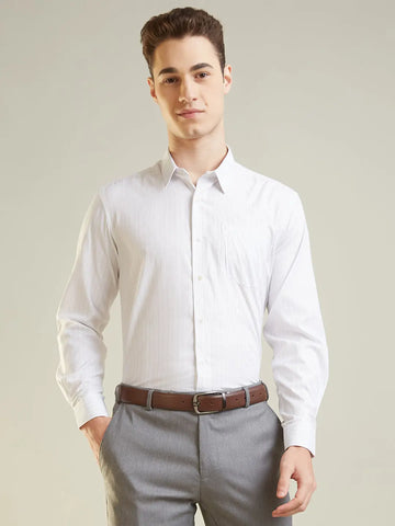 Blue Striped Formal Shirt Tim Paris