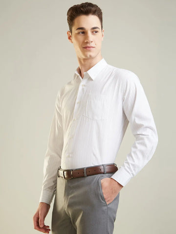 Blue Striped Formal Shirt Tim Paris