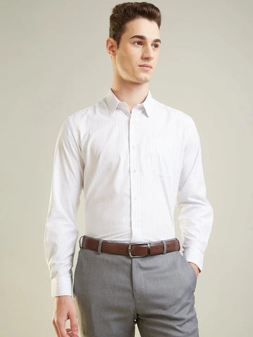 Blue Striped Formal Shirt Tim Paris