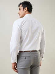 Grey Checkered Formal Shirt