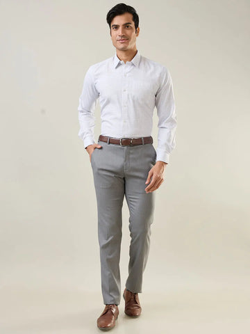 Navy Checkered Formal Shirt Tim Paris