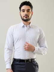 Blue Checkered Formal Shirt