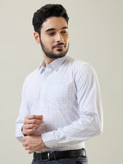 Blue Checkered Formal Shirt