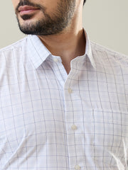 Blue Checkered Formal Shirt