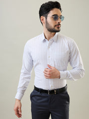 Blue Checkered Formal Shirt