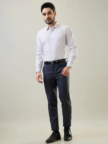 Brown Checkered Regular Fit Formal Shirt Tim Paris