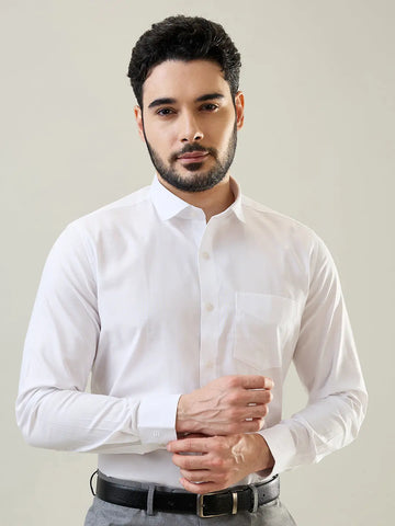 Tim Paris White Formal Shirt Tim Paris