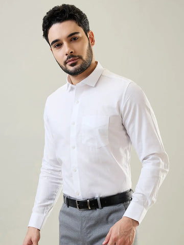 Tim Paris White Formal Shirt Tim Paris