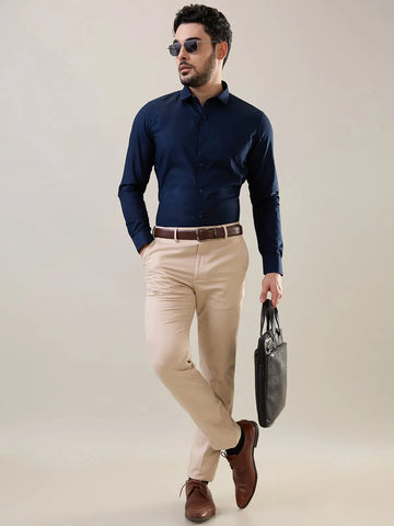 Tim Paris Blue Formal Shirt Tim Paris