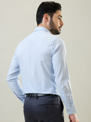 Light Blue Solid Formal Shirt