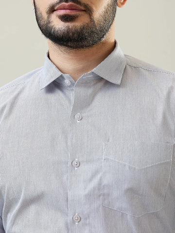 Black Striped Formal Shirt Tim Paris