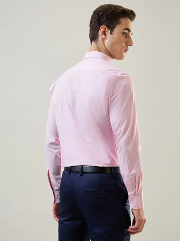 Pink Striped Formal Shirt Tim Paris