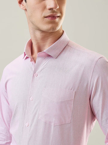 Pink Striped Formal Shirt Tim Paris