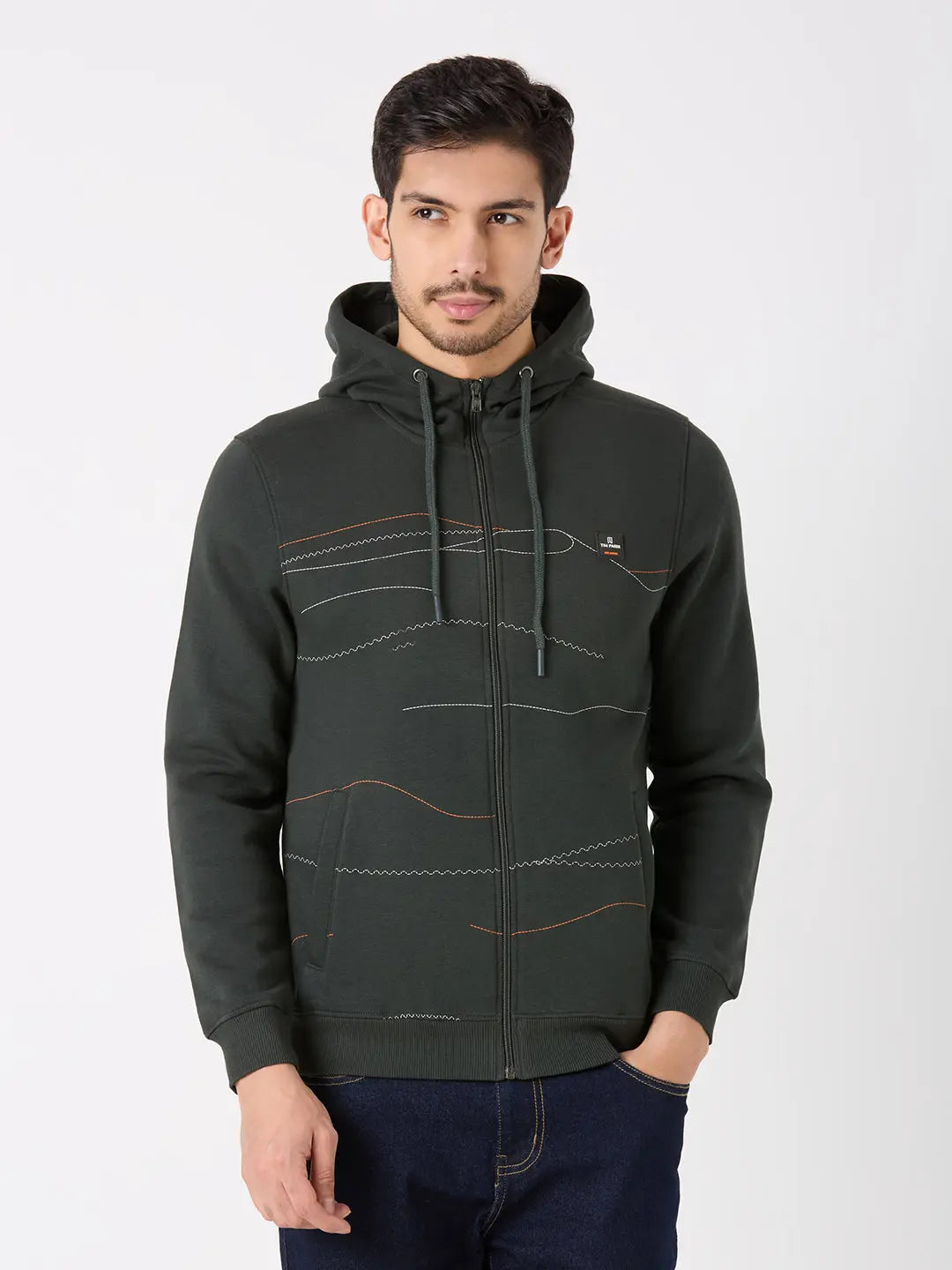 Deep Forest Regular Fit Hoodie TIM PARIS