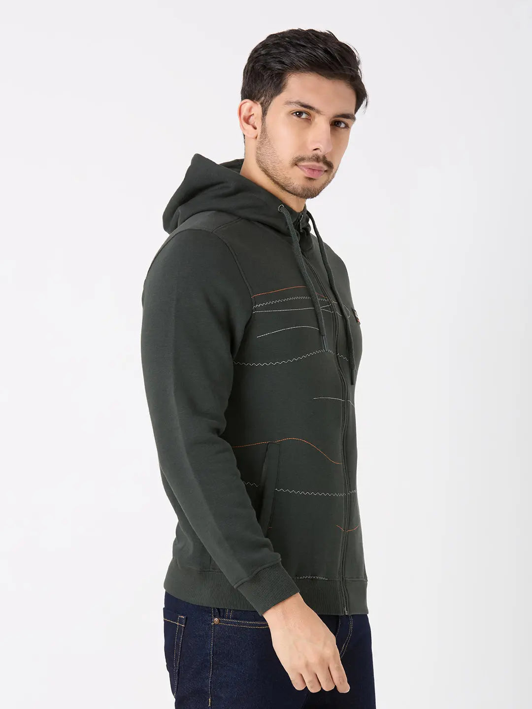 Deep Forest Regular Fit Hoodie TIM PARIS