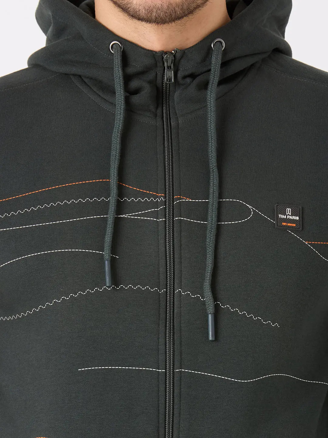 Deep Forest Regular Fit Hoodie TIM PARIS