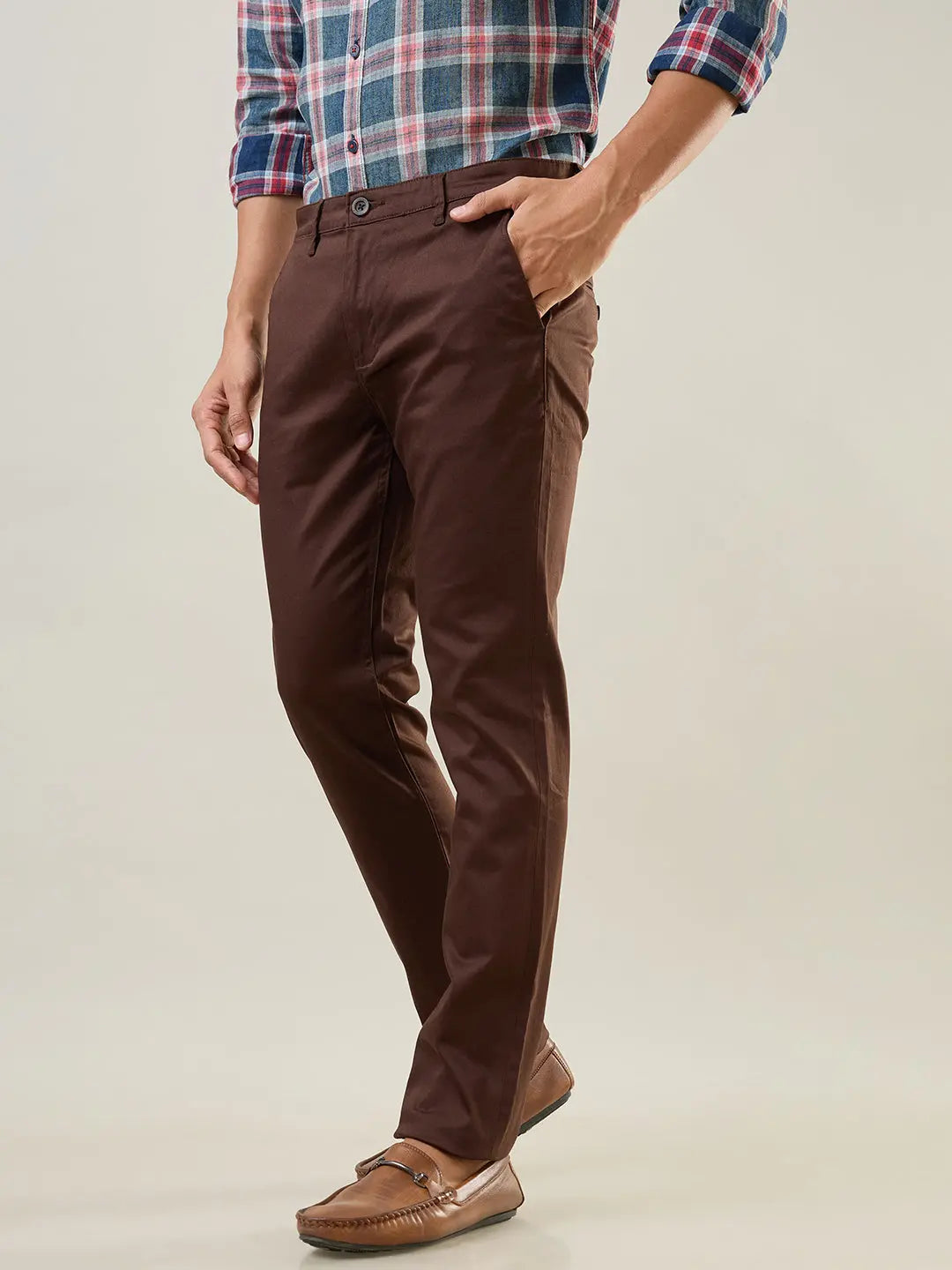 Coffee Louis Slim Tapered Chinos TIM PARIS