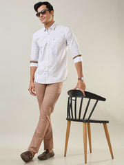 Khaki Slim Tapered Fit Chinos
