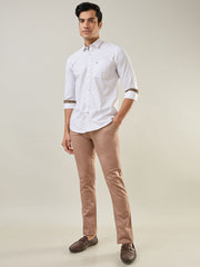 Khaki Slim Tapered Fit Chinos