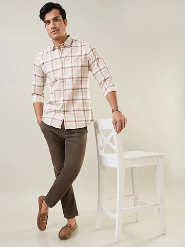 Coffee Louis Slim Tapered Fit Chinos TIM PARIS