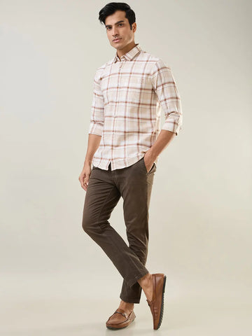 Coffee Louis Slim Tapered Fit Chinos TIM PARIS