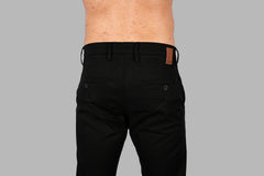 Black Slim Tapered Fit Chinos
