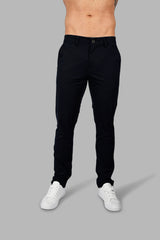 Black Slim Tapered Fit Chinos