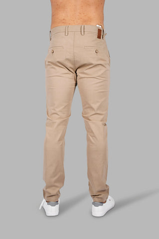 Tan Slim Tapered Fit Chinos Tim Paris
