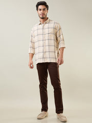 Brown Slim Fit Chinos