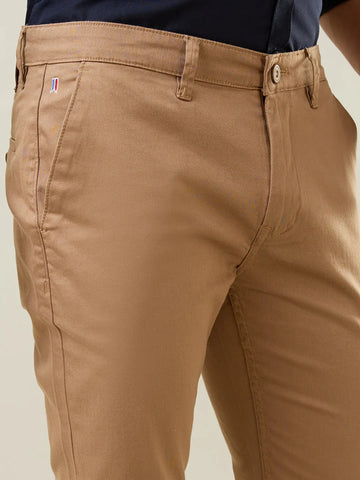Khaki Slim Fit Chinos Tim Paris