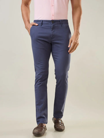 Navy Slim Fit Chinos Tim Paris