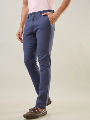 Navy Slim Fit Chinos Tim Paris