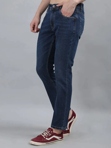 Medium Indigo Hugo Skinny Fit Jeans Tim Paris