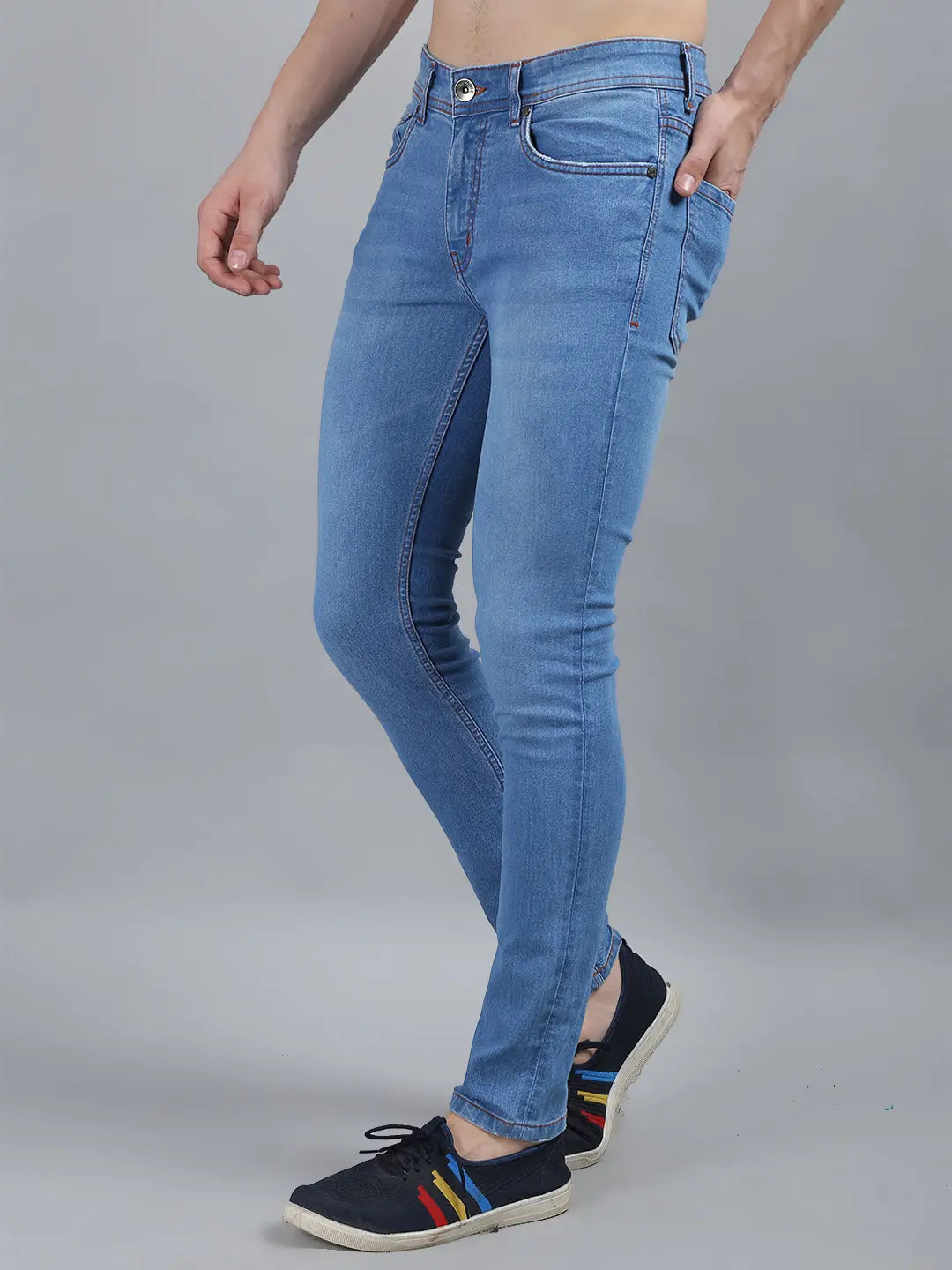 Med Blue Hugo Skinny Fit Jeans Tim Paris