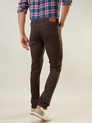 Coffee Ferdinand Slim Tapered Fit Tim Paris