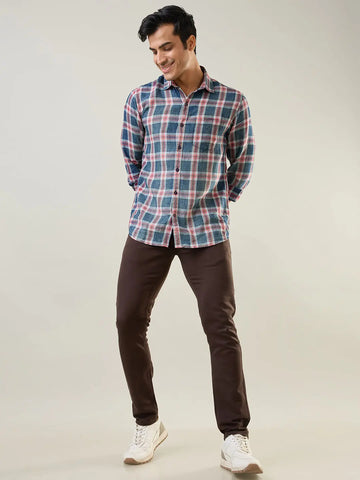 Coffee Ferdinand Slim Tapered Fit Tim Paris