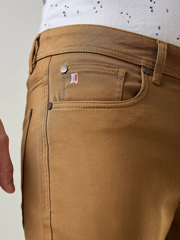 Khakhi Ferdinand Slim Tapered Fit Tim Paris